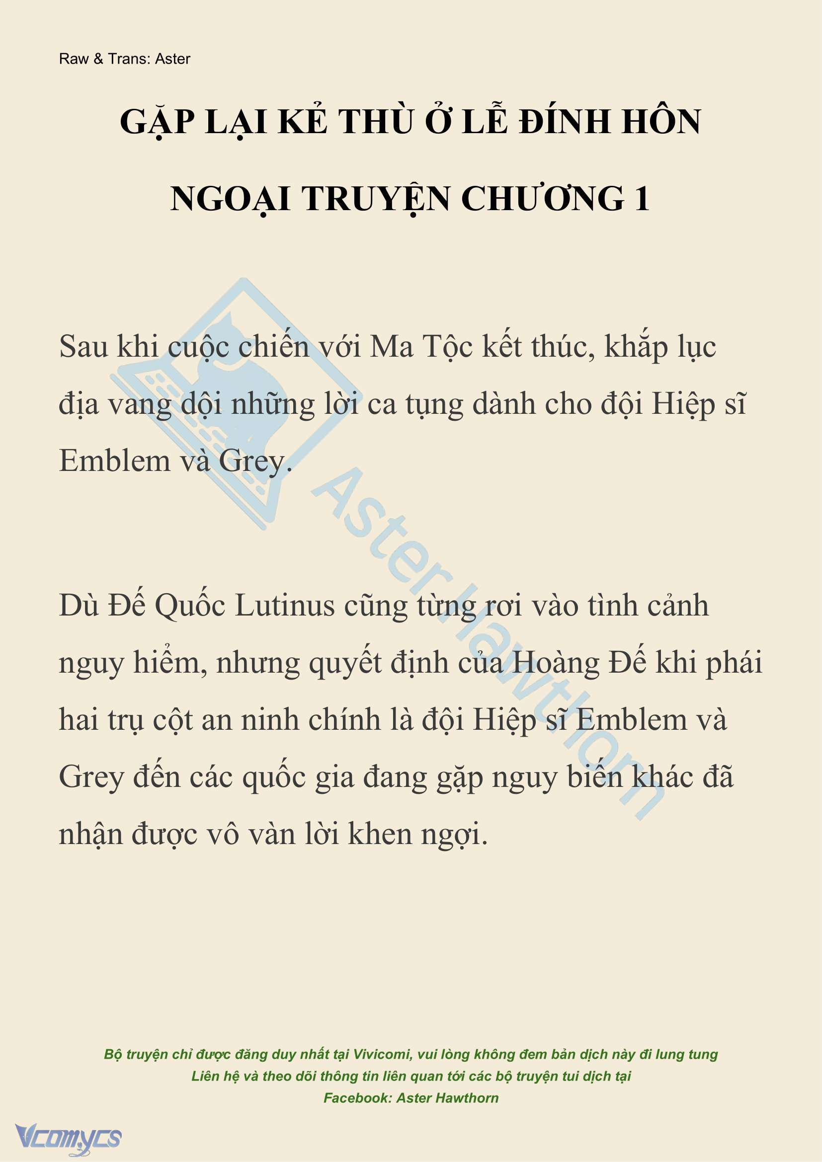 [NOVEL] Gặp Lại Kẻ Thù Ở Lễ Đính Hôn Chap 246 - Next Chap 247