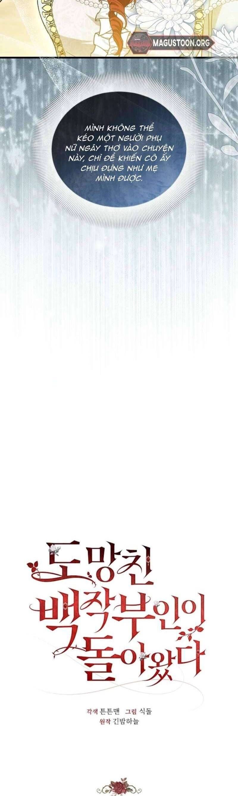 Nữ Bá Tước Bỏ Trốn Đã Quay Trở Lại Chap 6 - Next Chap 7