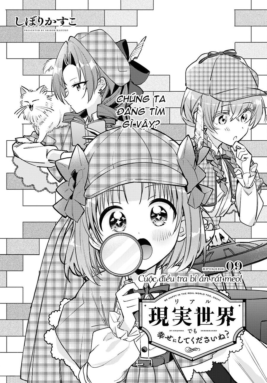 Ở Đời Thực Cũng Phải Hạnh Phúc Nhé! Chap 9 - Next Chap 10