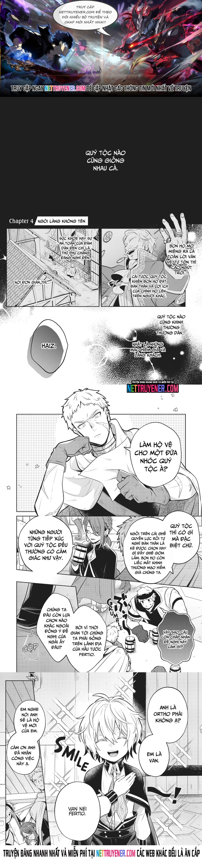 Okiraku Ryoushu No Tanoshii Ryouchi Bouei Chap 4 - Next Chap 5