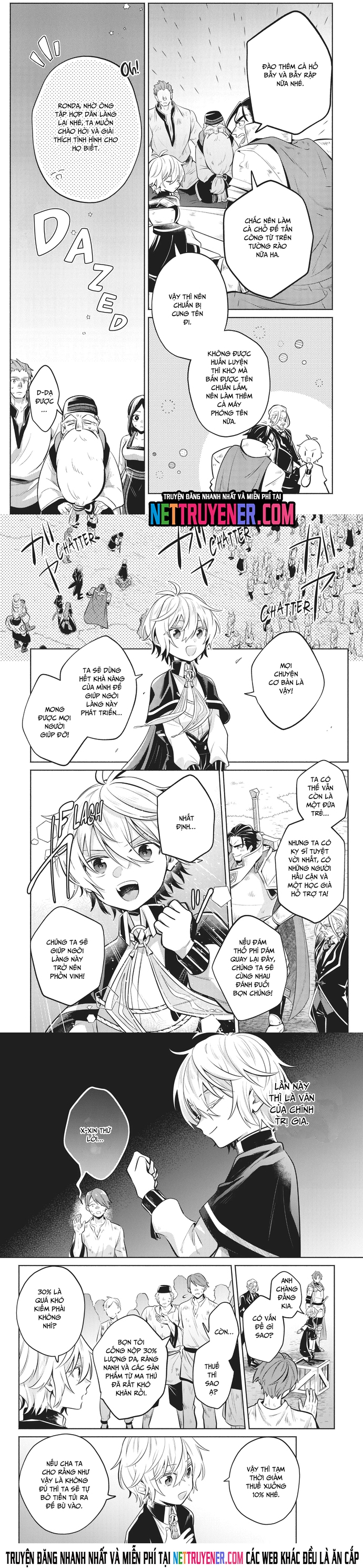 Okiraku Ryoushu No Tanoshii Ryouchi Bouei Chap 7 - Next Chap 8