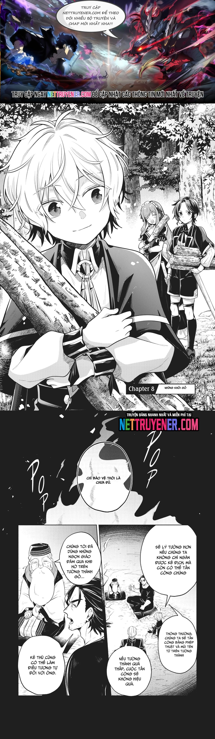 Okiraku Ryoushu No Tanoshii Ryouchi Bouei Chap 8 - Next Chap 9