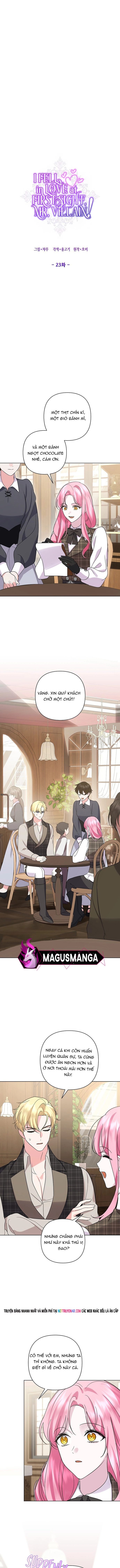 Phải Lòng Nhân Vật Phản Diện Từ Cái Nhìn Đầu Tiên Chap 23 - Next Chap 24