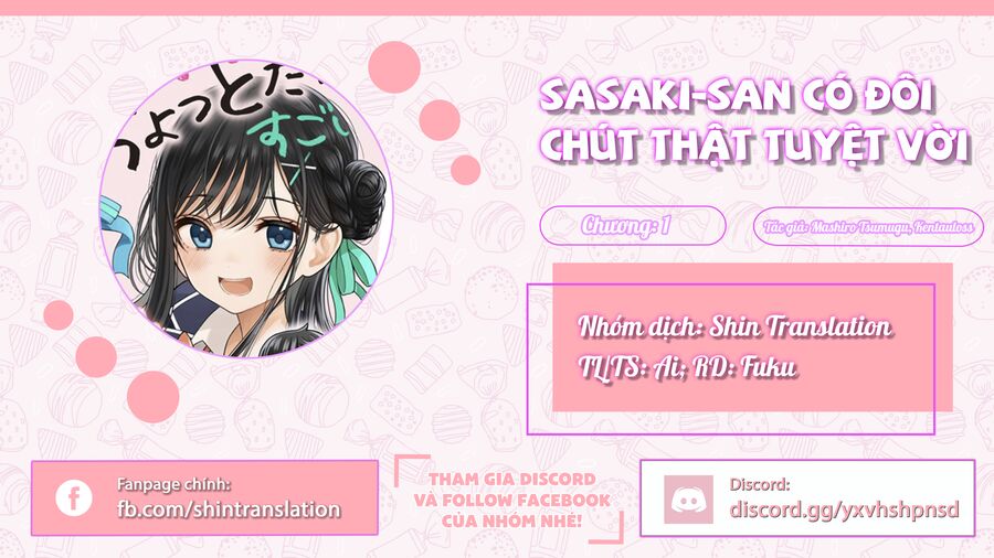 Sasaki-San Có Đôi Chút Thật Tuyệt Vời Chap 4 - Next Chap 5