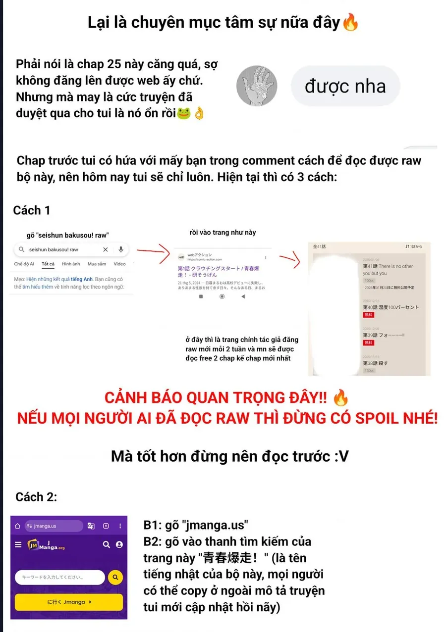 Seishun Bakusou! Chap 25 - Next Chap 26