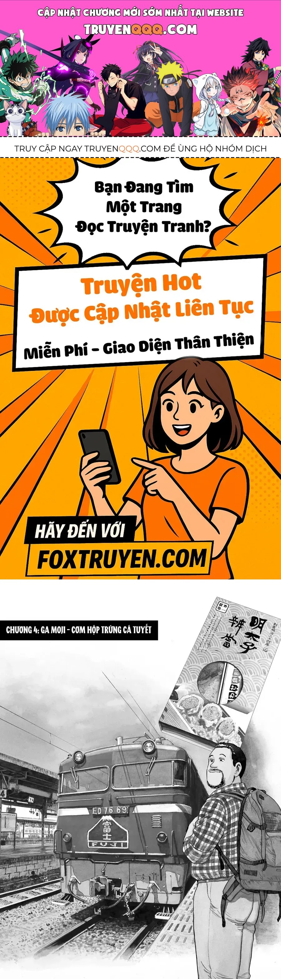 Tàu, Cơm Hộp Và Những Chuyến Đi Chap 4 - Next Chap 5