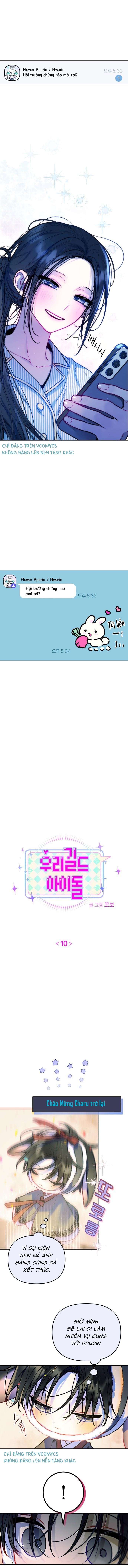 Thần tượng của hội chúng tôi Chap 10 - Next Chap 11