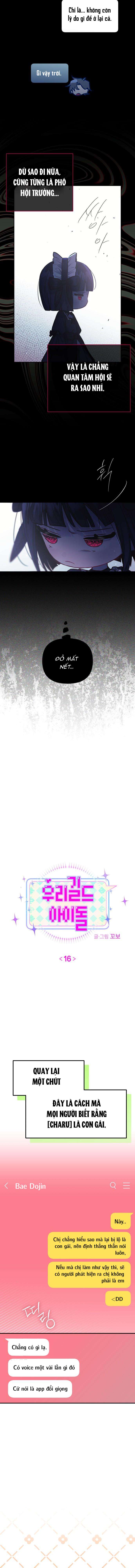 Thần tượng của hội chúng tôi Chap 16 - Next Chap 17