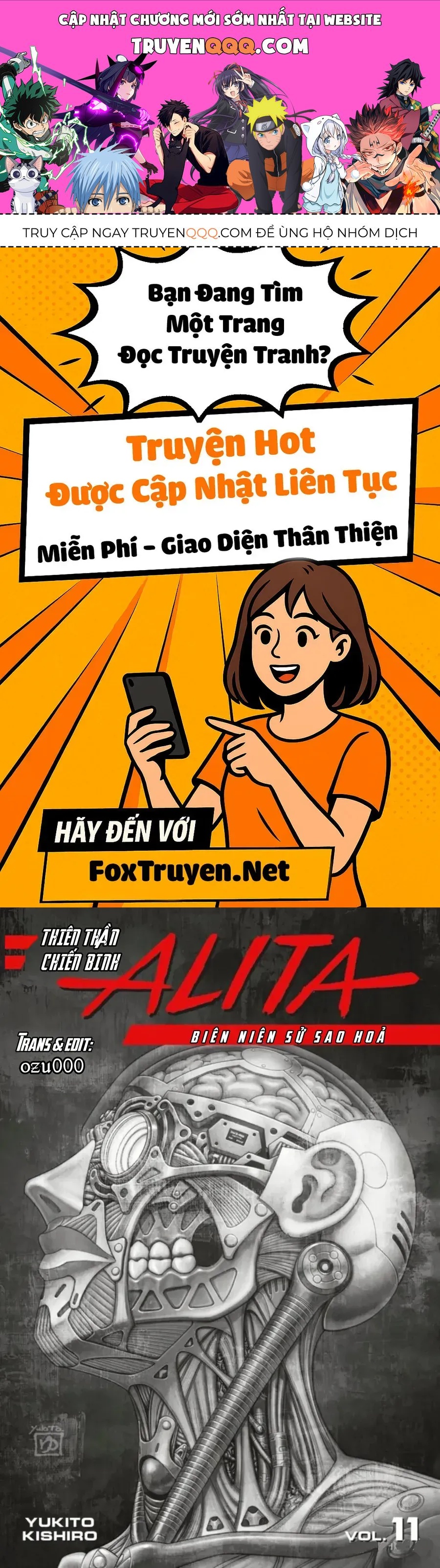 Thiên Thần Chiến Binh Alita: Biên Niên Sử Sao Hoả Chap 52.1 - Next Chap 53.1