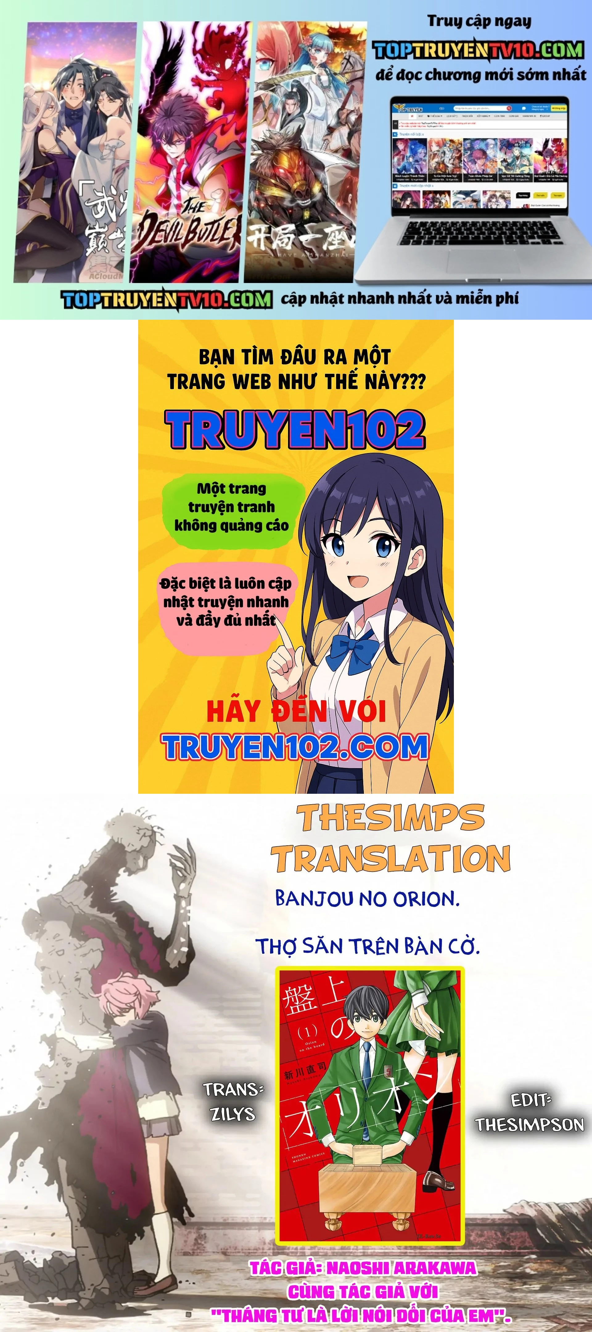 Thợ Săn Trên Bàn Cờ. Chap 10 - Next Chap 11