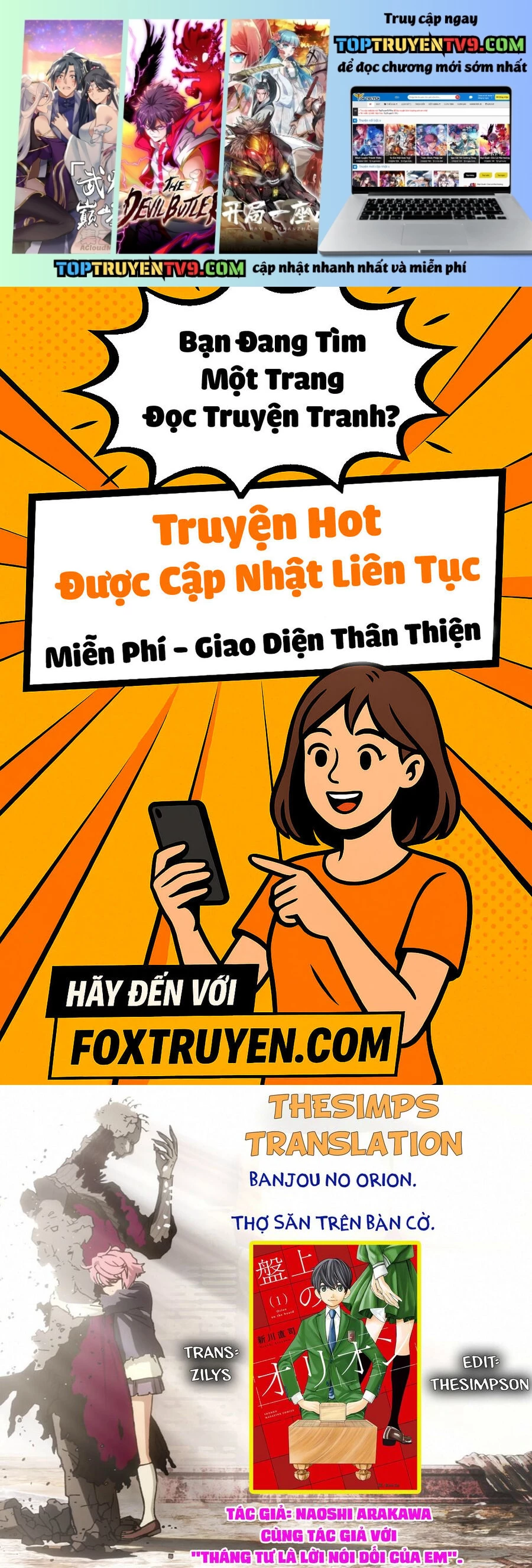 Thợ Săn Trên Bàn Cờ. Chap 9 - Next Chap 10