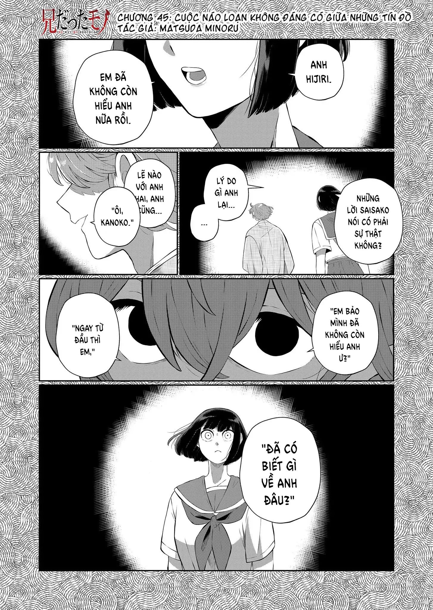 Thứ Đã Từng Là Anh Trai Tôi Chap 45 - Next Chap 46