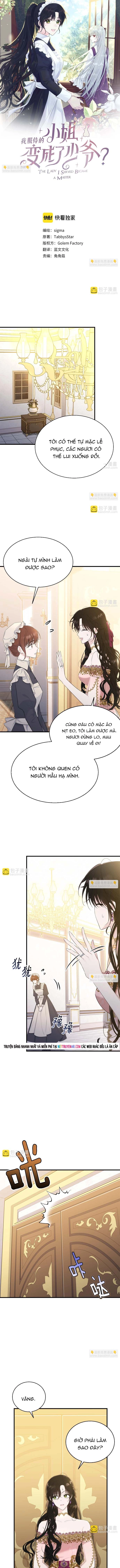 Tiểu thư mà tôi phục vụ biến thành thiếu gia rồi Chap 71 - Next Chap 72