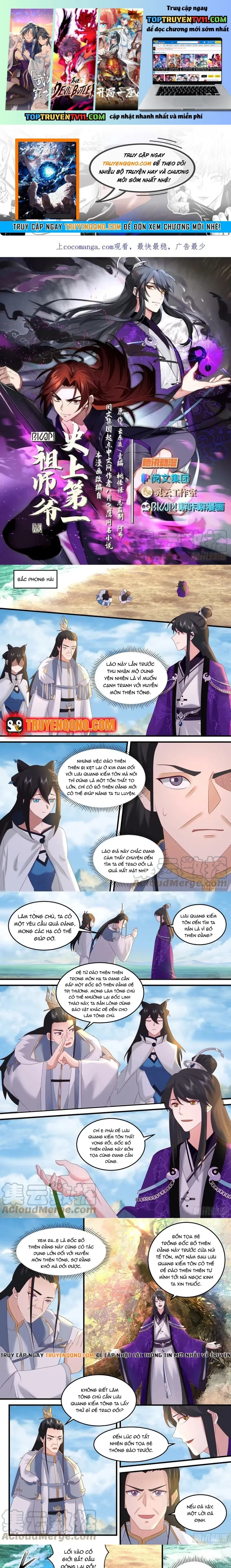 Tổ Sư Gia Đứng Đầu Lịch Sử Chap 286 - Next Chap 287