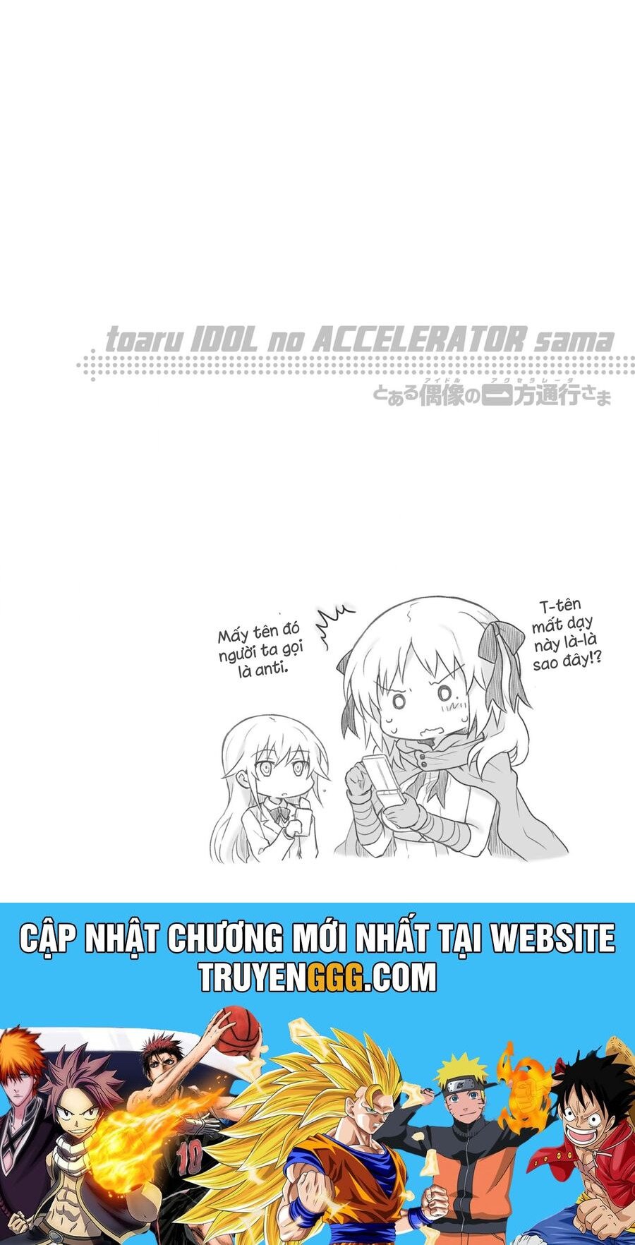 Toaru Idol No Accelerator-Sama Chap 30 - Next Chap 31