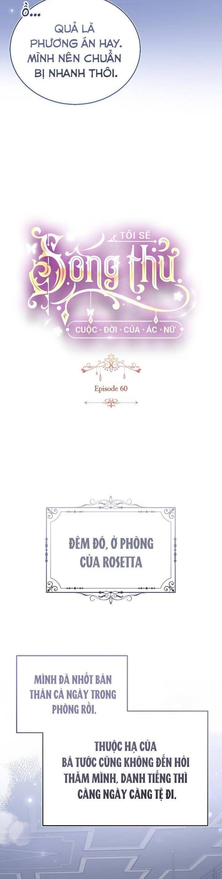 Tôi Sẽ Sống Thử Cuộc Đời Của Ác Nữ Chap 60 - Next Chap 61