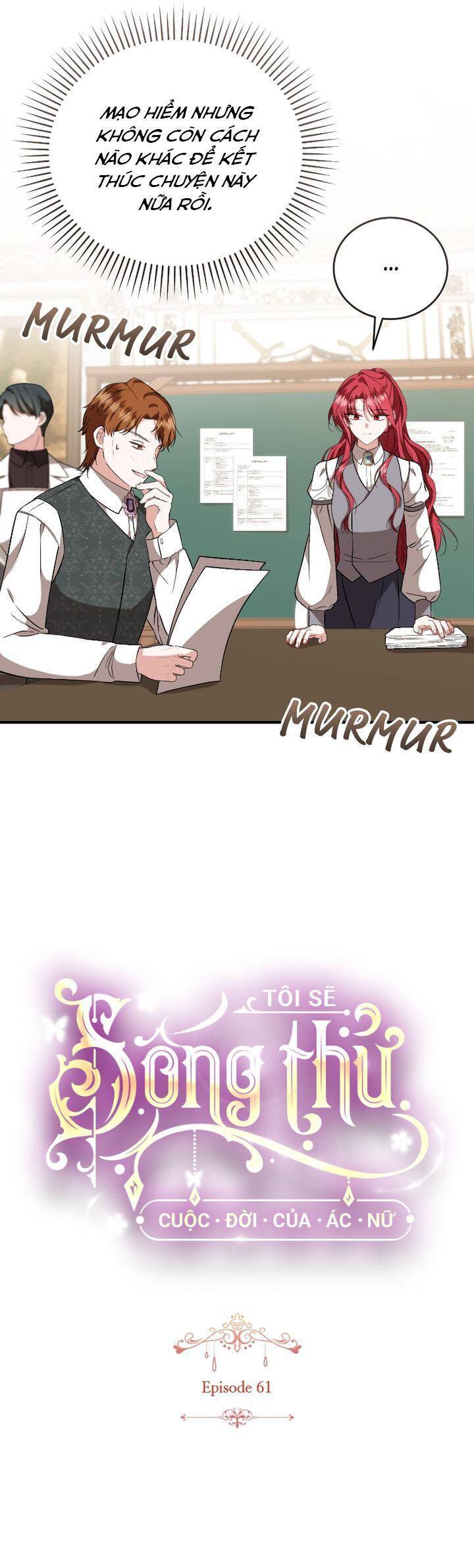 Tôi Sẽ Sống Thử Cuộc Đời Của Ác Nữ Chap 61 - Next Chap 62