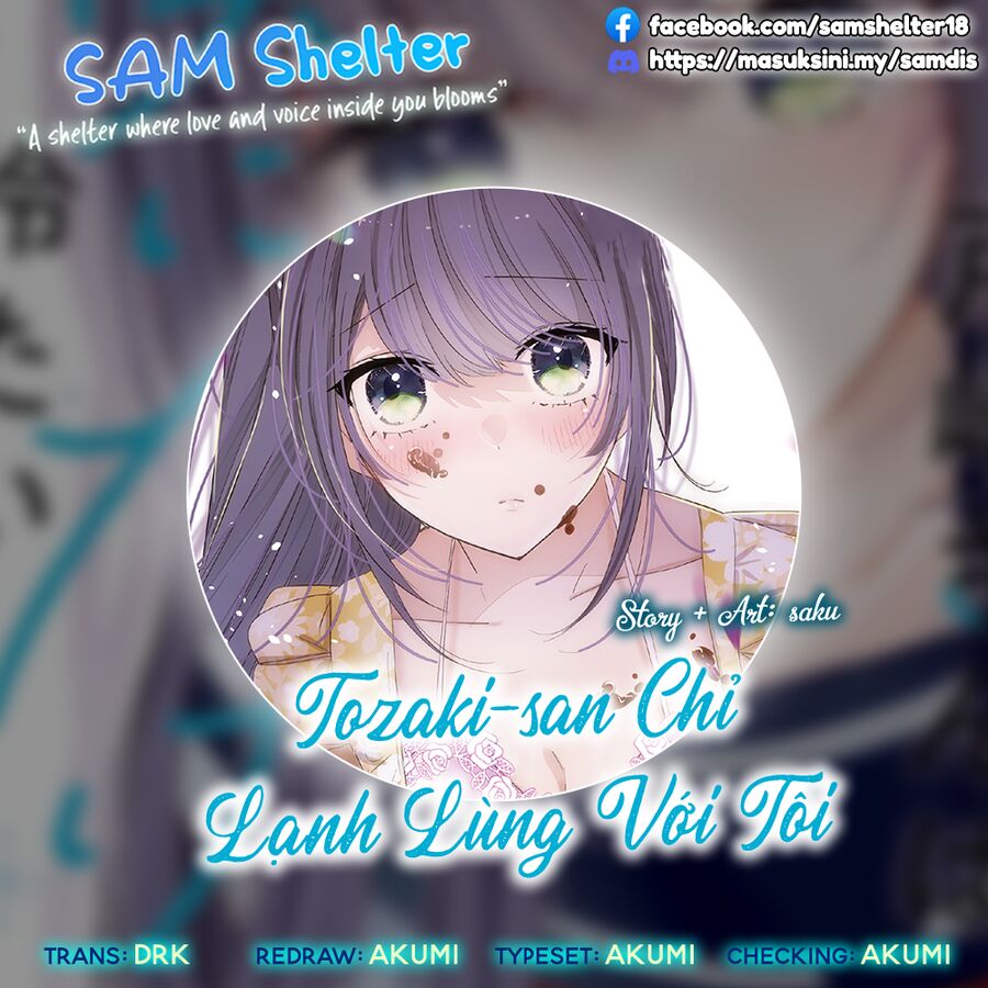 Tozaki-San Chỉ Lạnh Lùng Mỗi Mình Tôi Chap 5 - Next Chap 6