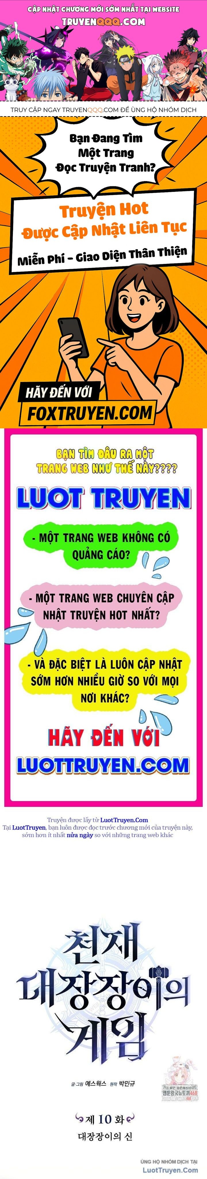 Trò Chơi Của Thợ Rèn Thiên Tài Chap 10 - Next Chap 11