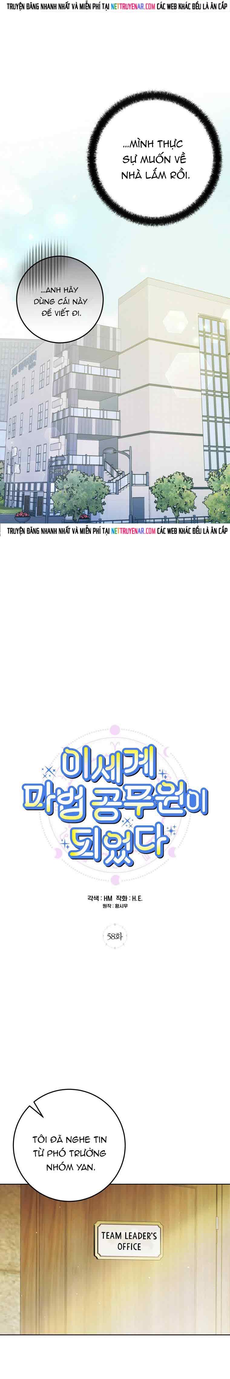 Trở Thành Công Chức Pháp Thuật Chap 58 - Next Chap 59