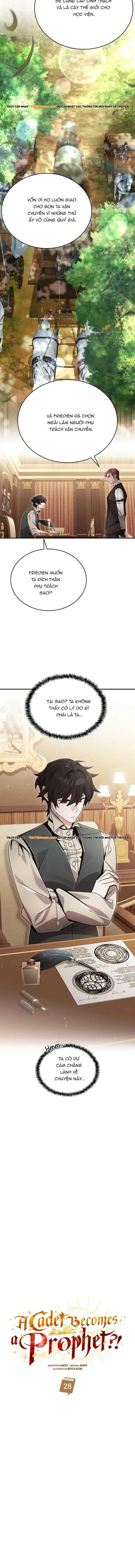 Trở Thành Thiên Tài Tiên Tri Của Học Viện Chap 28 - Next Chap 29