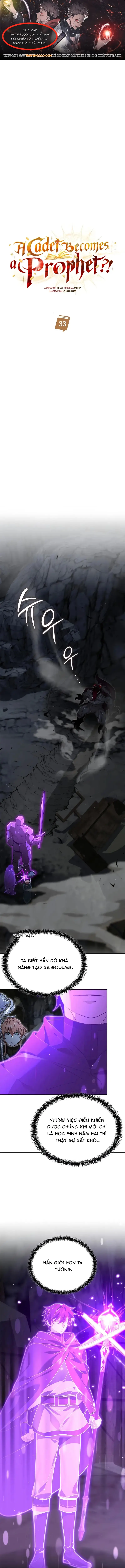 Trở Thành Thiên Tài Tiên Tri Của Học Viện Chap 33 - Next Chap 34