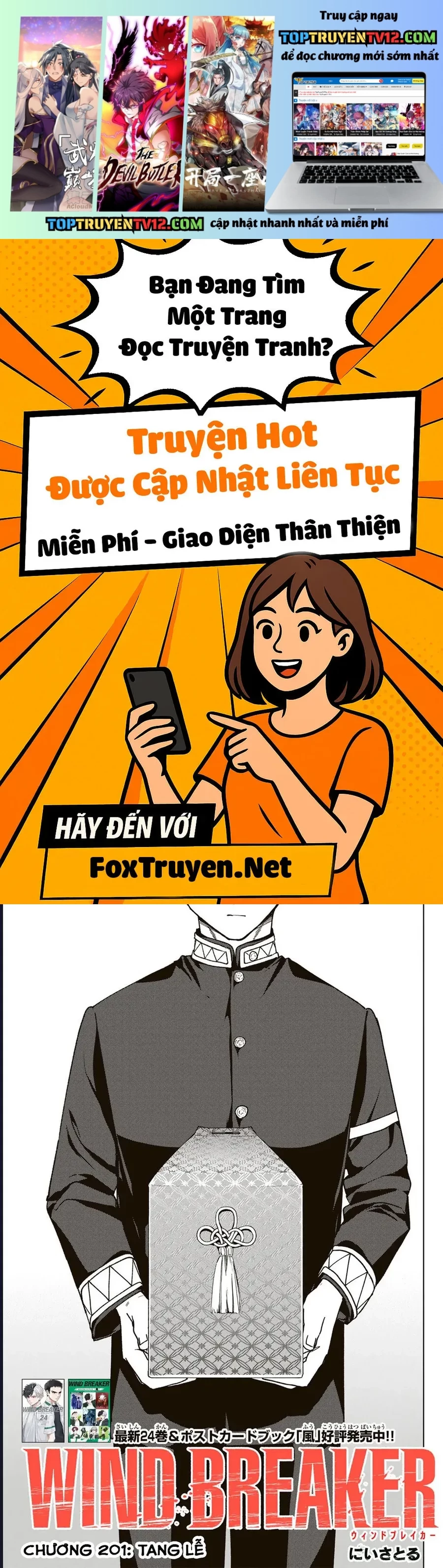 Wind Breaker (Nii Satoru) Chap 201 - Next Chap 202