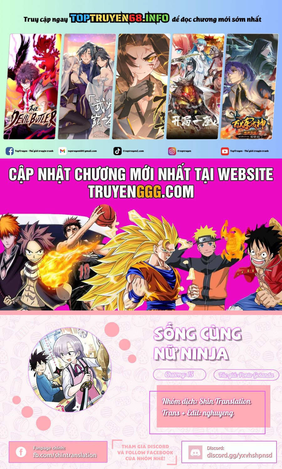 Chung Mái Nhà Với Một Kunoichi Chap 15 - Next Chap 16