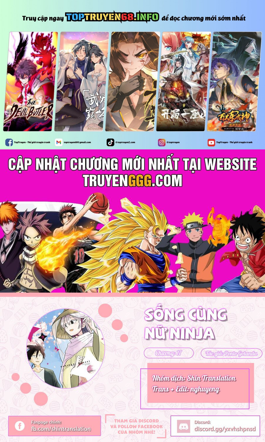 Chung Mái Nhà Với Một Kunoichi Chap 17 - Next Chap 18