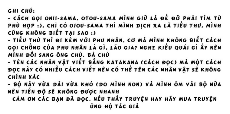 Cuồng Loạn Lệnh Nương - Nia Liston Chap 1 - Next Chap 2