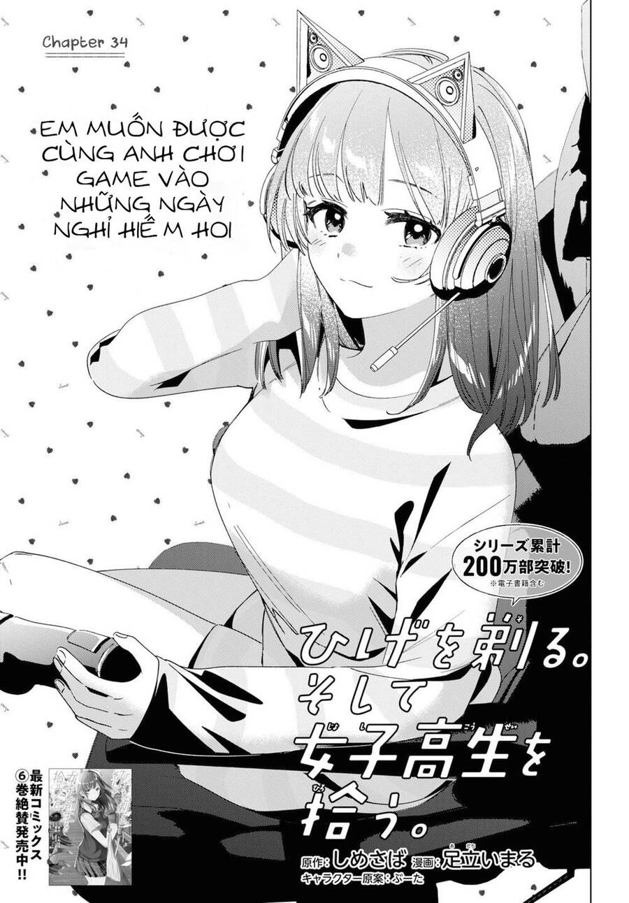 Hige Wo Soru. Soshite Joshikosei Wo Hirou Chap 34 - Next Chap 35