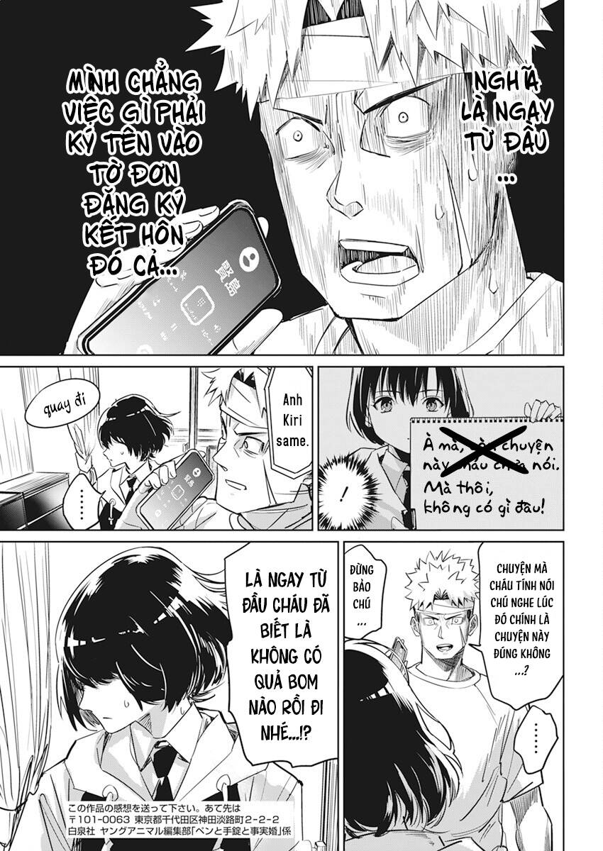 Hôn Thú Giữa Bút Và Còng Tay Chap 3 - Next Chap 4