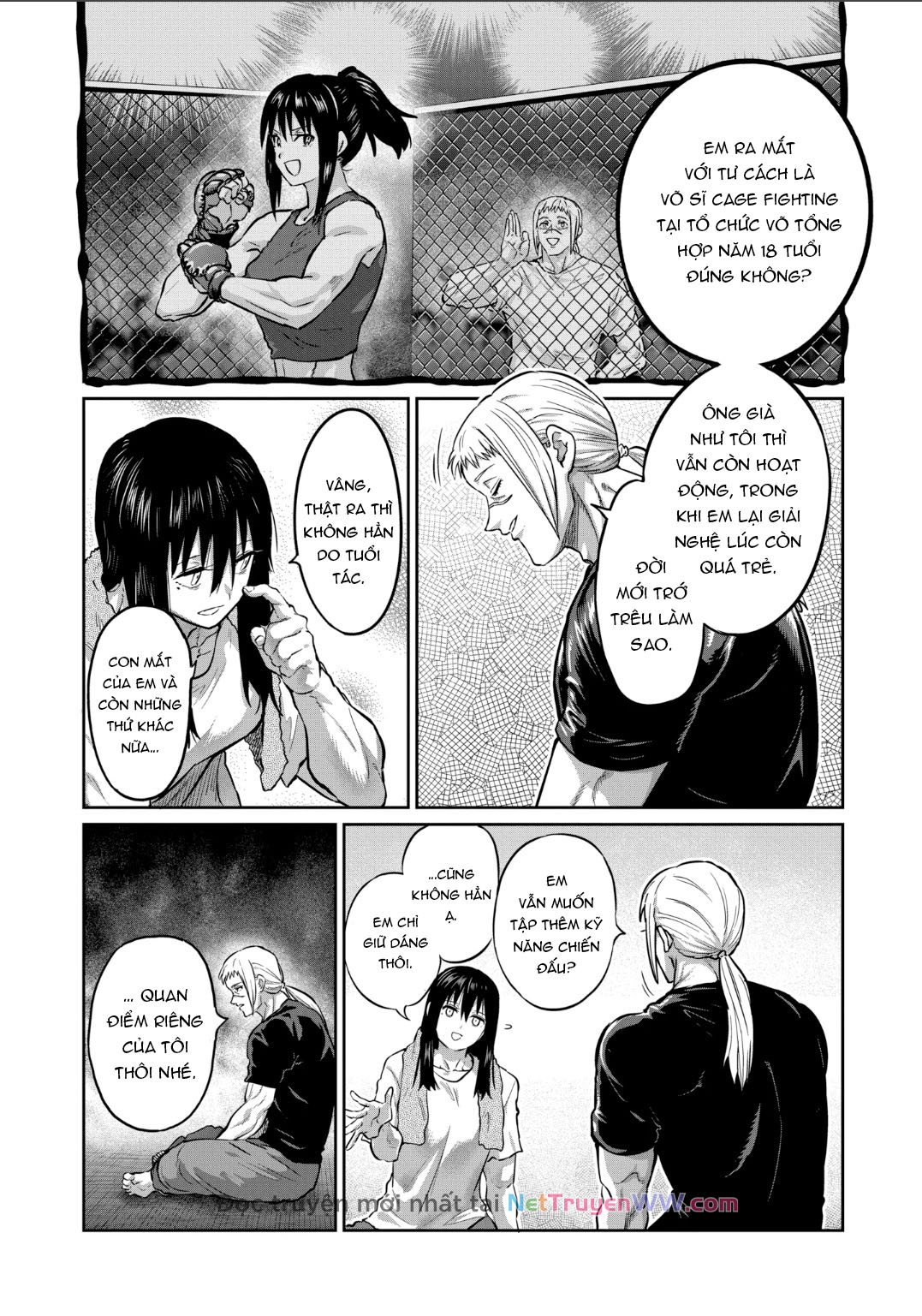 Isshou Senkin - Sàn Đấu Điên Rồ Chap 36 - Next Chap 37