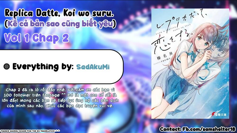 Kể Cả Bản Sao Cũng Biết Yêu Chap 2 - Next Chap 3
