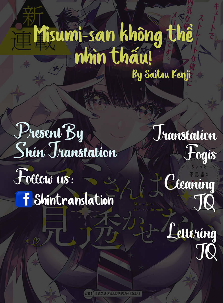 Misumi-San Không Thể Nhìn Thấu! Chap 4 - Next Chap 5