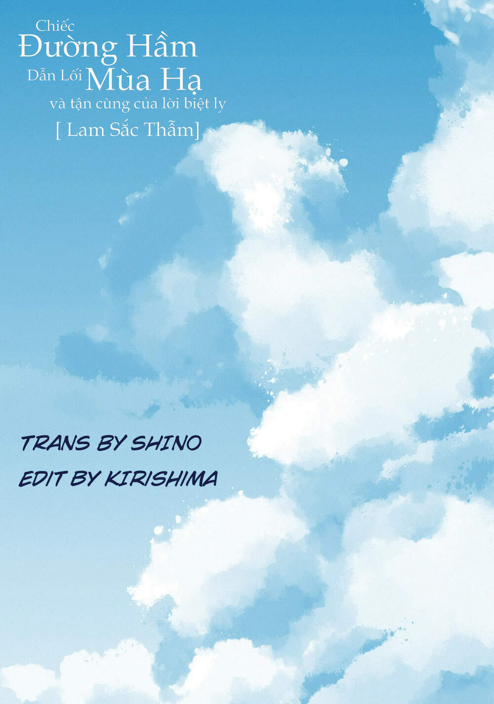 Natsu E No Tonneru, Sayonara No Deguchi Gunjou Chap 4 - Next Chap 5