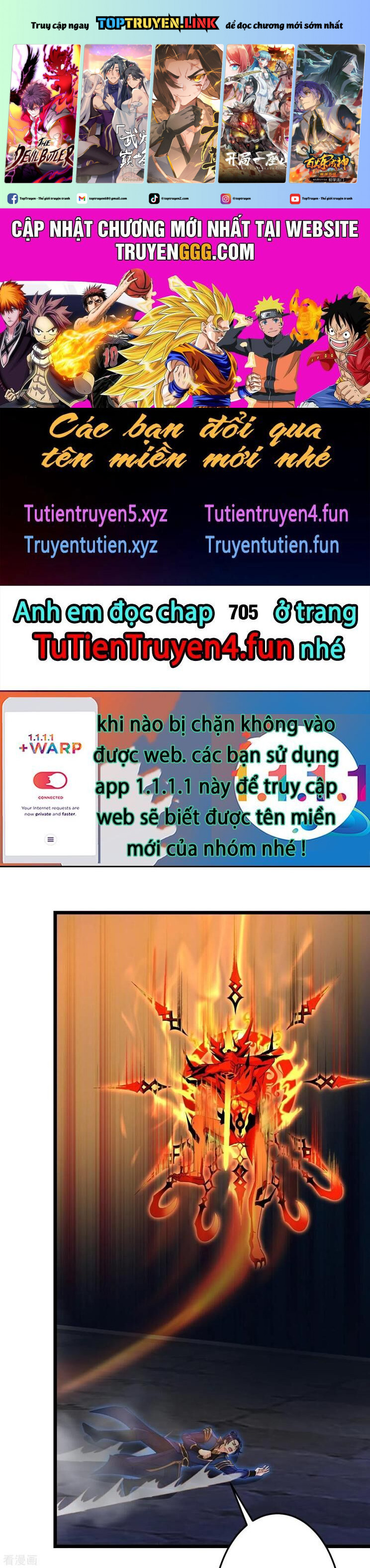Nghịch Thiên Tà Thần Chap 705 - Next Chap 706