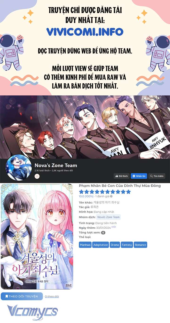 Phạm Nhân Bé Con Của Dinh Thự Mùa Đông Chap 46 - Next Chap 47