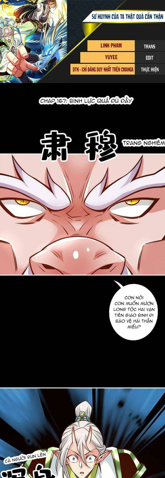 Sư Huynh Của Ta Quá Cẩn Thận Rồi Chap 167 - Next Chap 168