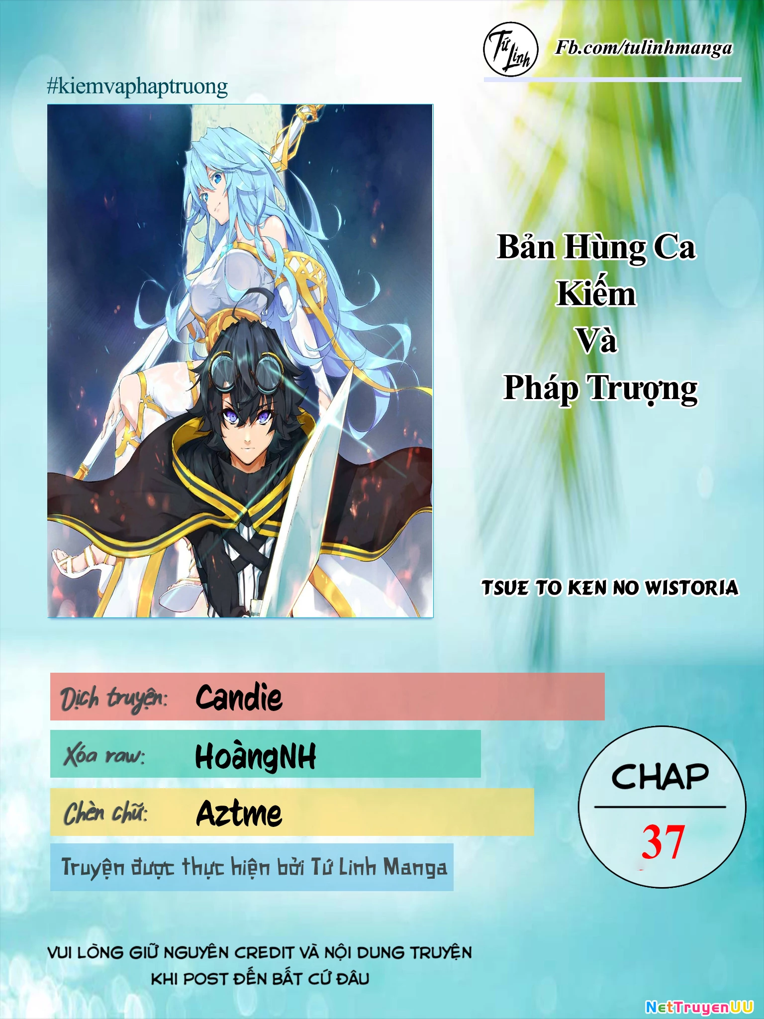 Wistoria Bản Hùng Ca Kiếm Và Pháp Trượng Chap 37 - Next Chap 38