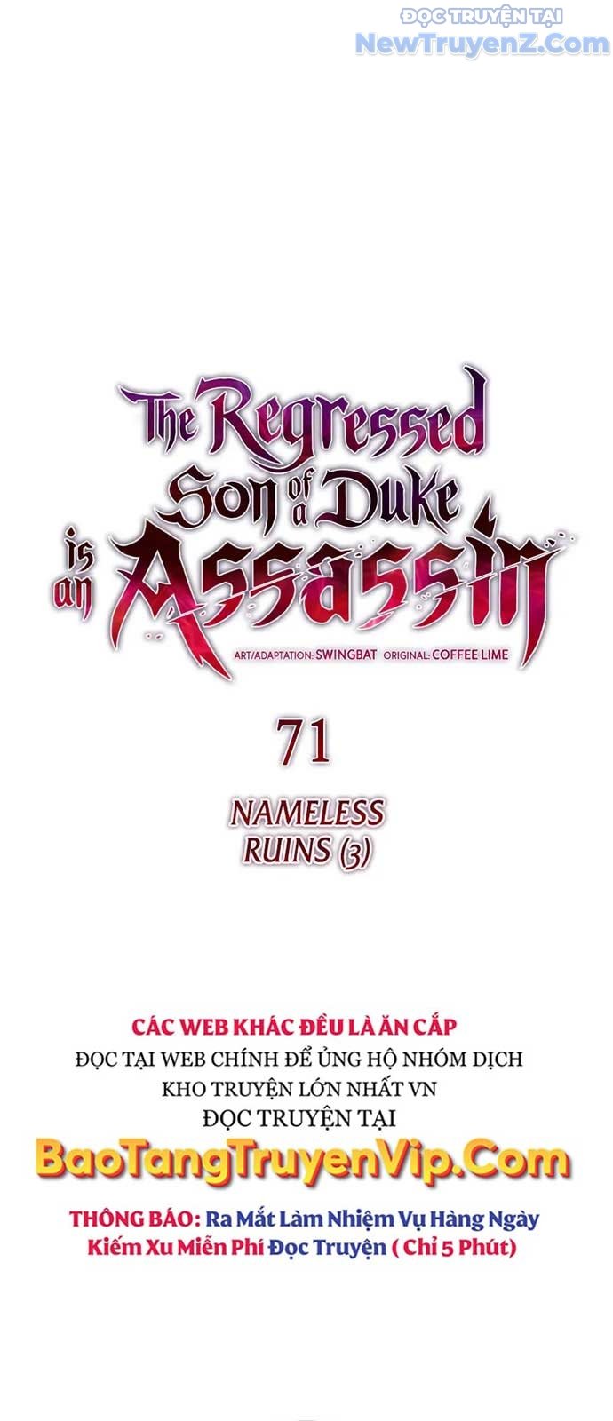 Cậu Út Nhà Công Tước Là Sát Thủ Hồi Quy Chap 71 - Next Chap 72
