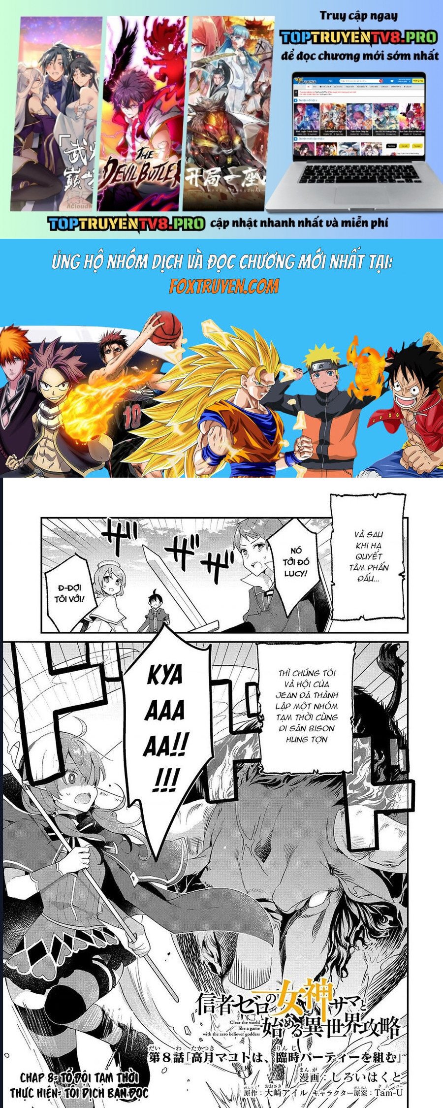 Phá Đảo Dị Giới Cùng Nữ Thần Không Tín Đồ Chap 8 - Next Chap 9