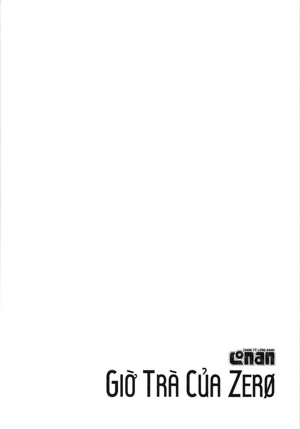 Thám tử lừng danh Conan - Giờ trà của Zero (NXB Kim Đồng) Chap 50 - Next Chap 51