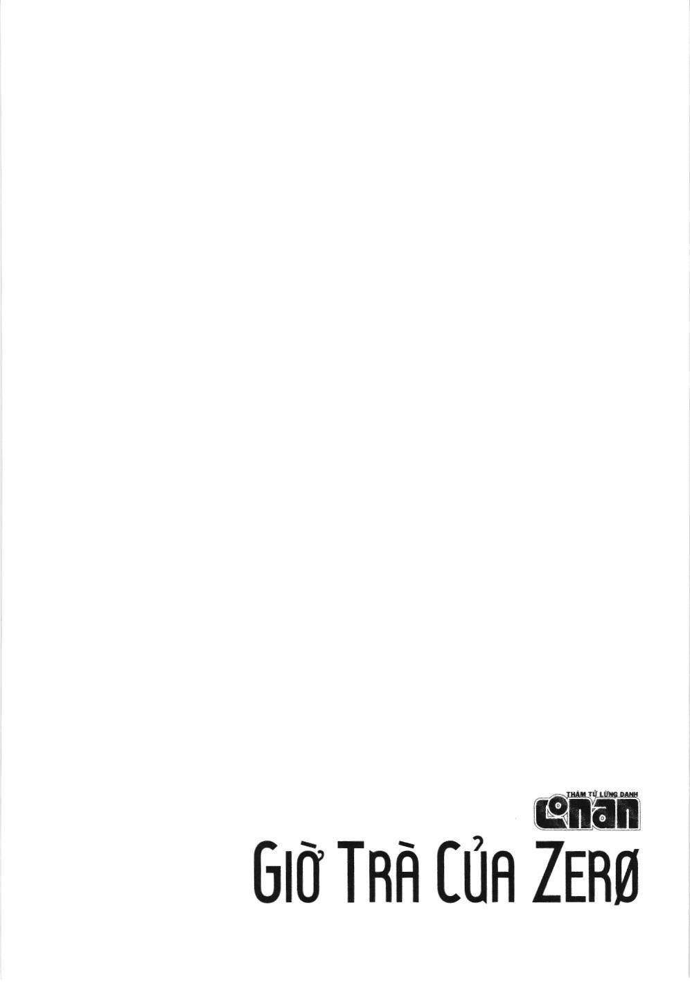 Thám tử lừng danh Conan - Giờ trà của Zero (NXB Kim Đồng) Chap 51 - Next Chap 52