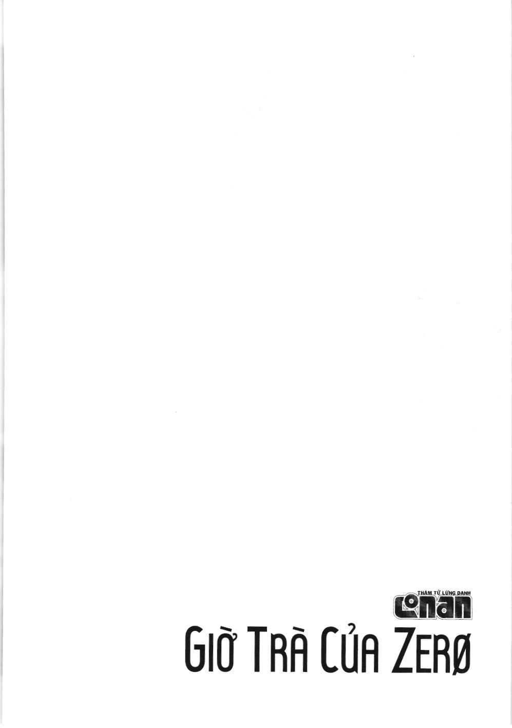 Thám tử lừng danh Conan - Giờ trà của Zero (NXB Kim Đồng) Chap 56 - Next Chap 57