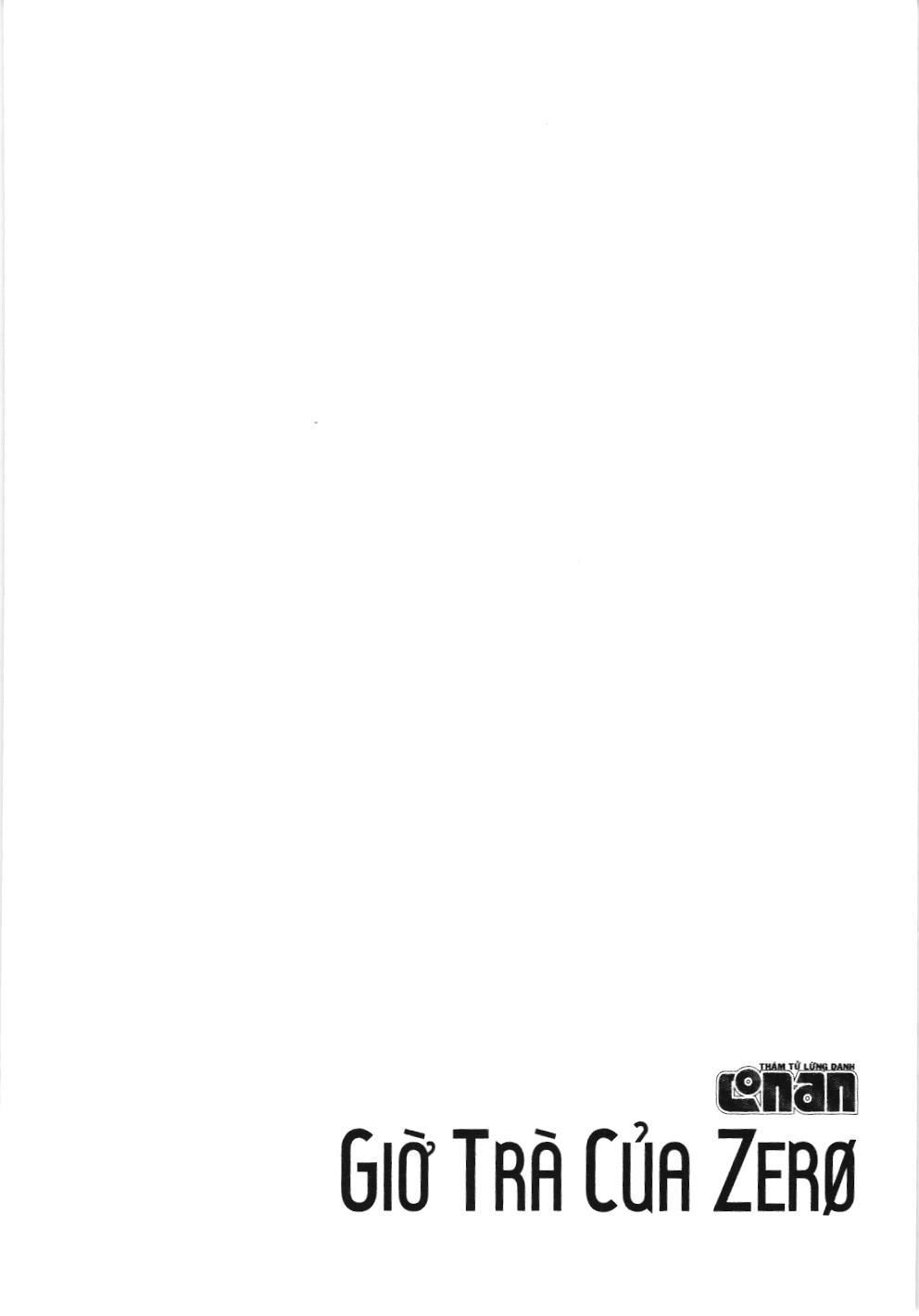 Thám tử lừng danh Conan - Giờ trà của Zero (NXB Kim Đồng) Chap 59 - Next Chap 60