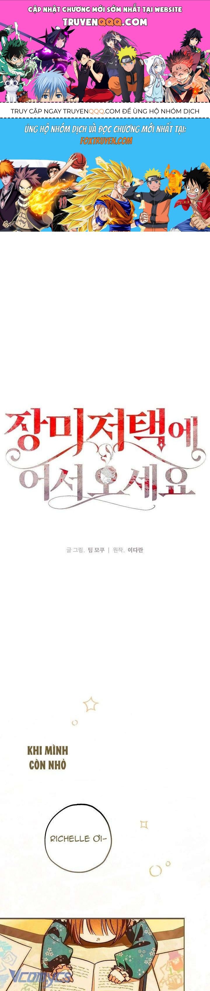 Chào Mừng Đến Với Dinh Thự Hoa Hồng Chap 7 - Next Chap 8