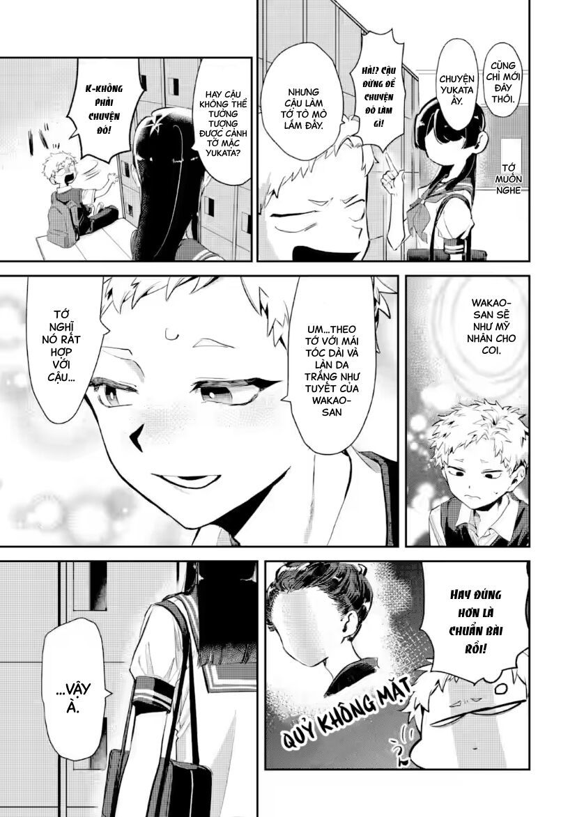 Cô Bạn Wakao-San Bàn Bên Có Vẻ Nhìn Thấy Gương Mặt Của Tôi Nhưng Tôi Thì Không Chap 18 - Next Chap 19