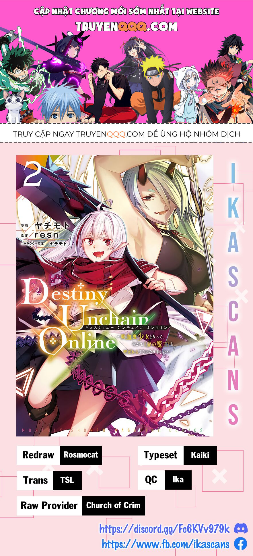 Destiny Unchain Online: Bị Biến Thành Thiếu Nữ Ma Cà Rồng, Tôi Được Biết Đến Với Tên Gọi Chap 14 - Next Chap 15