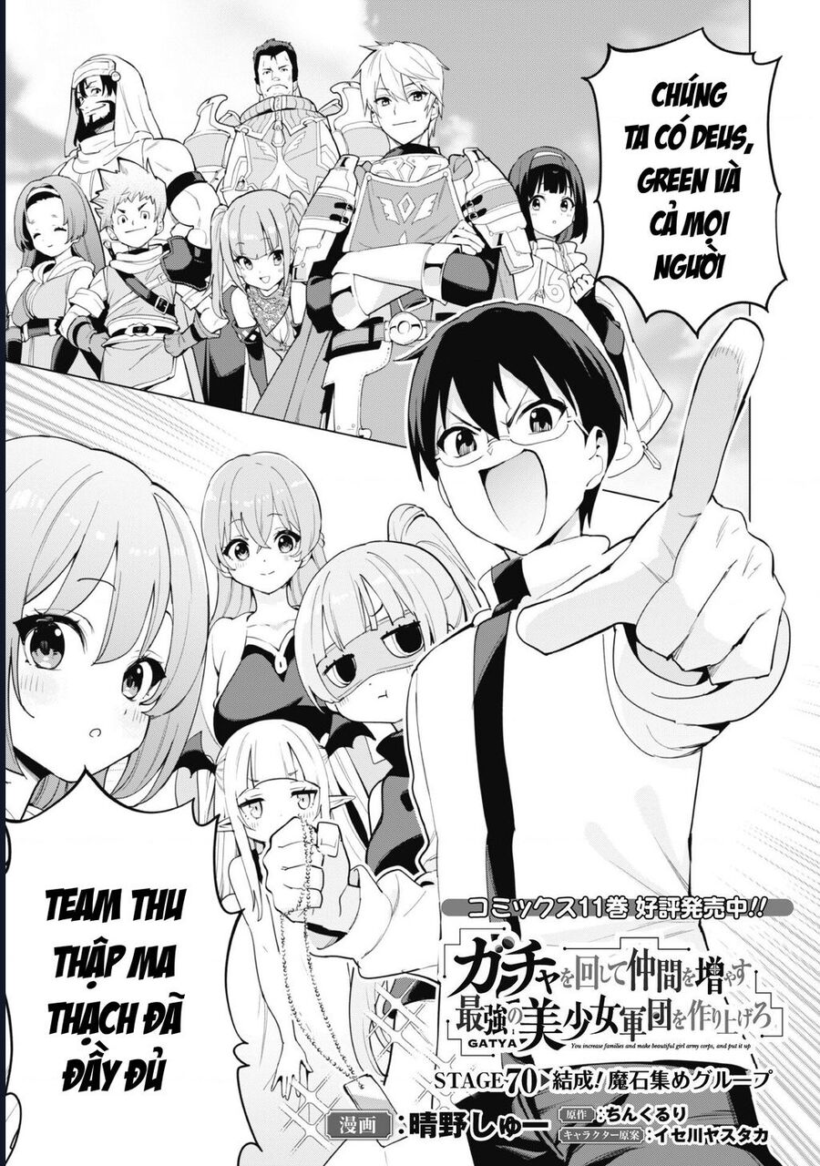 Gacha Wo Mawashite Nakama Wo Fuyasu Saikyou No Bishoujo Gundan Wo Tsukuriagero Chap 70 - Next Chap 71